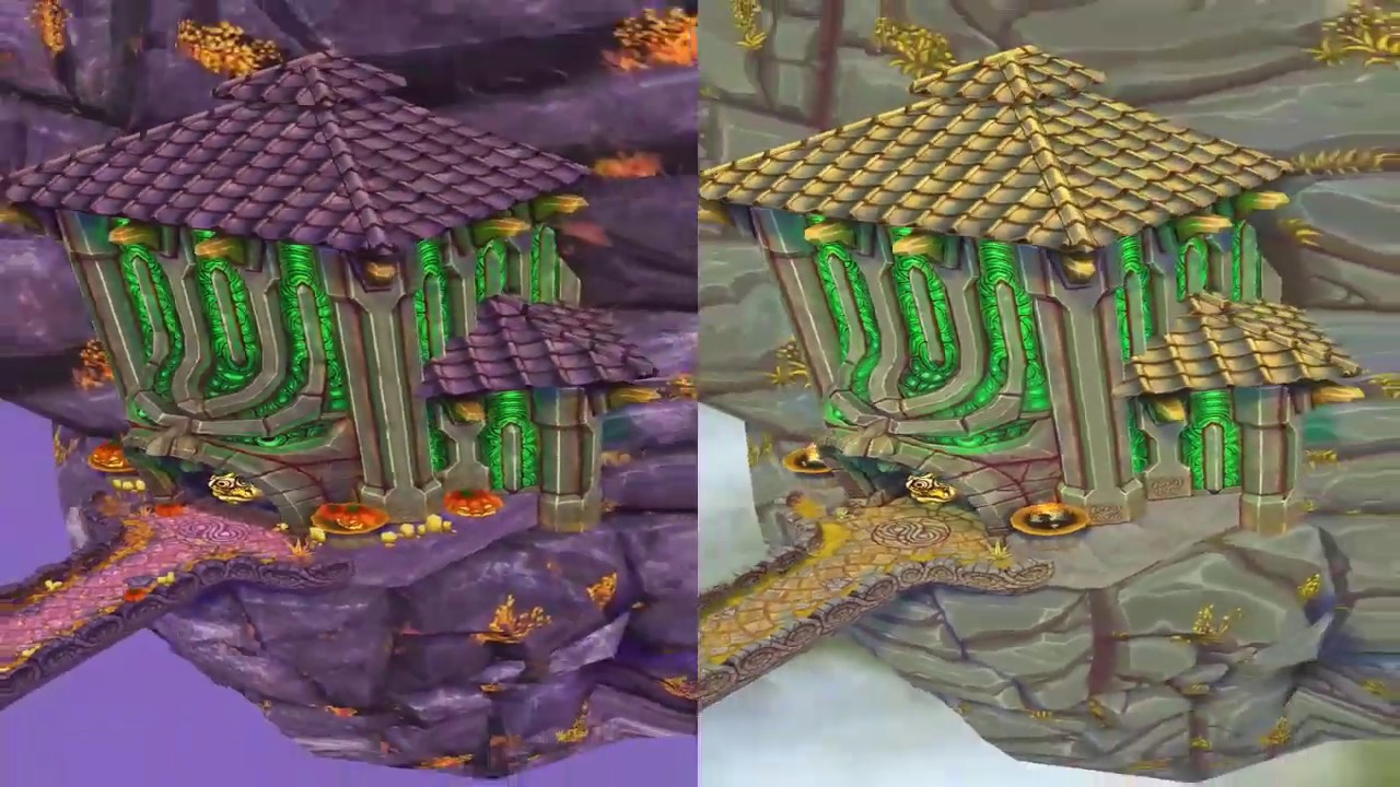 Temple Run 2 SPOOKY SUMMIT VS SKY SUMMIT Reverse Gameplay