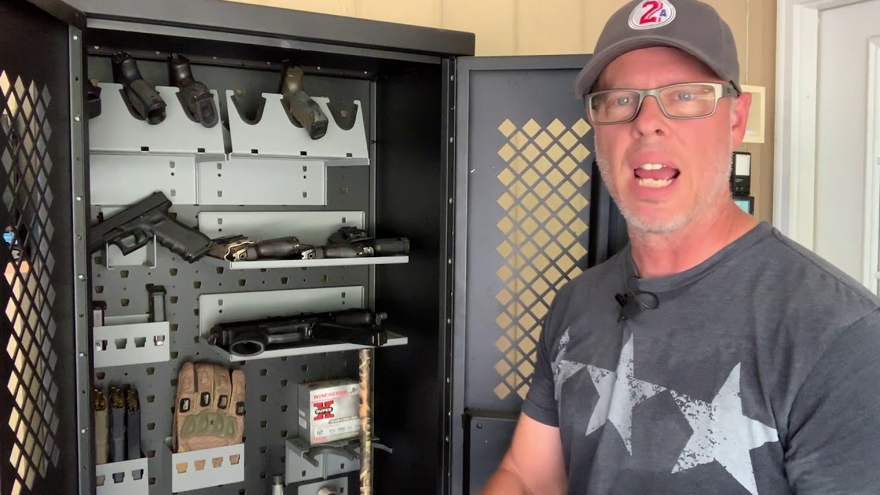 Gallow weapons cabinet secures my guns!