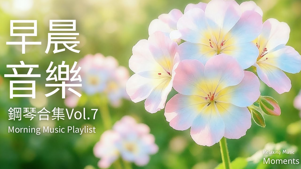 🌞迎接每一天，早晨音樂鋼琴合集7｜放鬆音樂｜早上聽的音樂，柔和鋼琴音樂｜Relaxing Music1 Hour｜ Morning Music Playlist#morning music