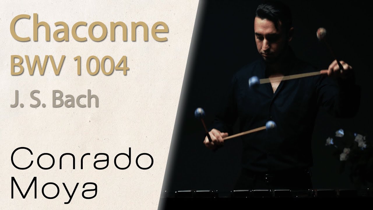 Chaconne, Partita no.2, BWV 1004 - J. S. Bach. Conrado Moya, marimba