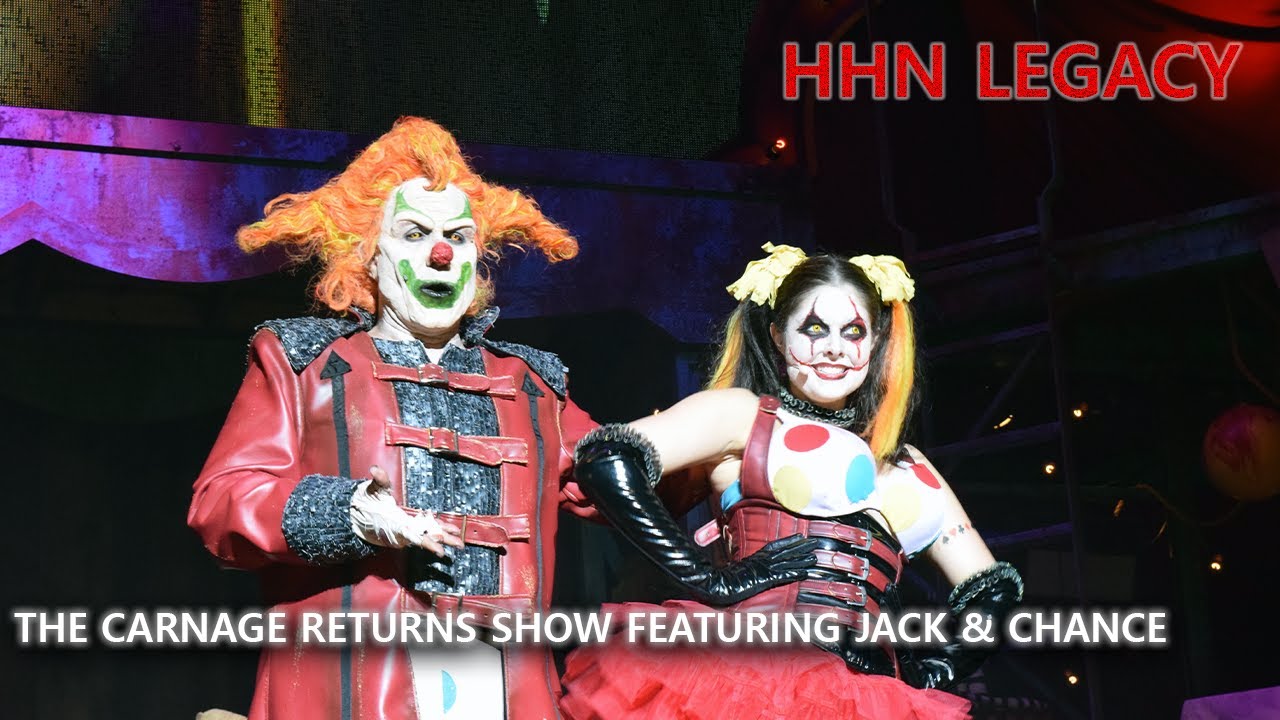 HHN 25 | The Carnage Returns Show Featuring Jack The Clown & Chance