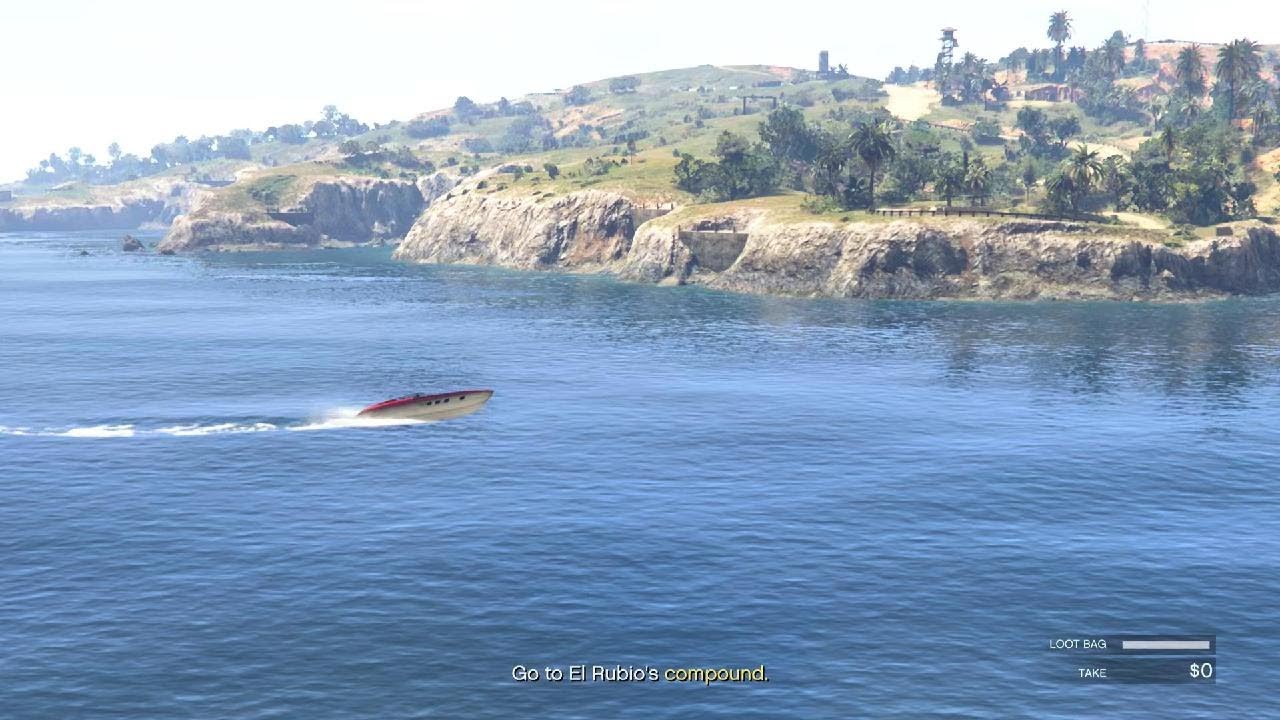 Grand Theft Auto V Cayo Perico Longfin North Dock Method