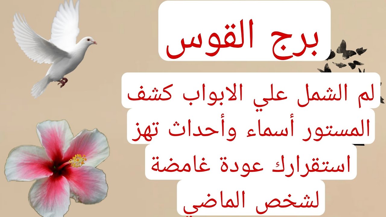 برج القوس لهذا اليوم💫لم الشمل علي الابواب كشف المستور أسماء وأحداث تهز استقرارك عودة غامضة لشخص الما