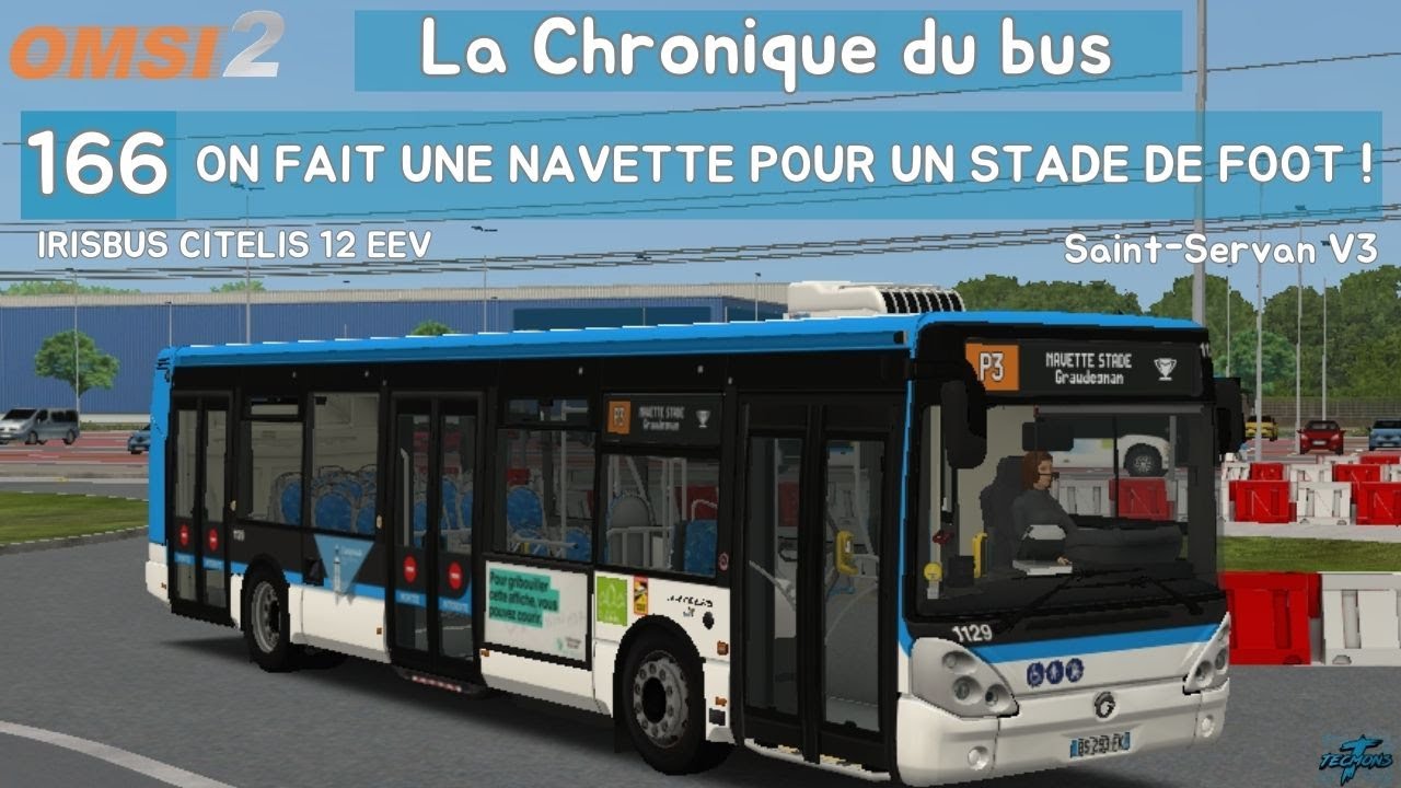 166: ON FAIT UNE NAVETTE STADE DE FOOT !!! |  OMSI 2