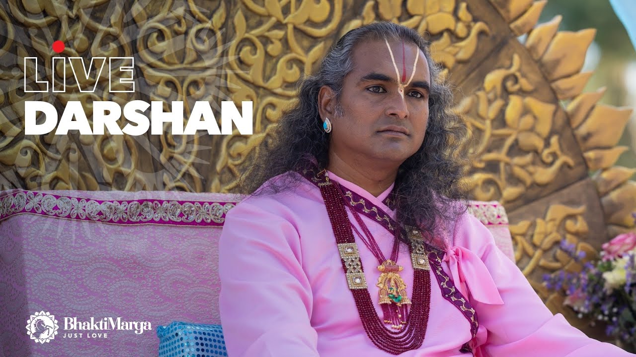 Beginning of Darshan with Paramahamsa Vishwananda - LIVE