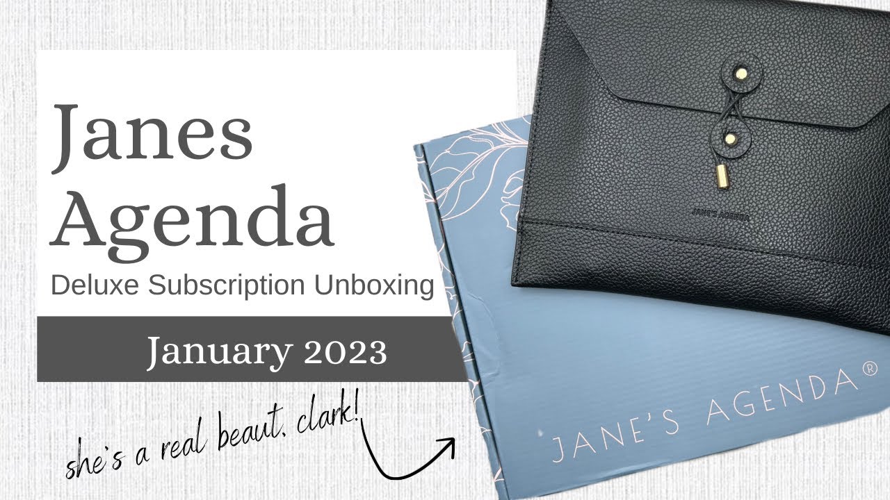Janes Agenda Deluxe Subscription Box | January 2023