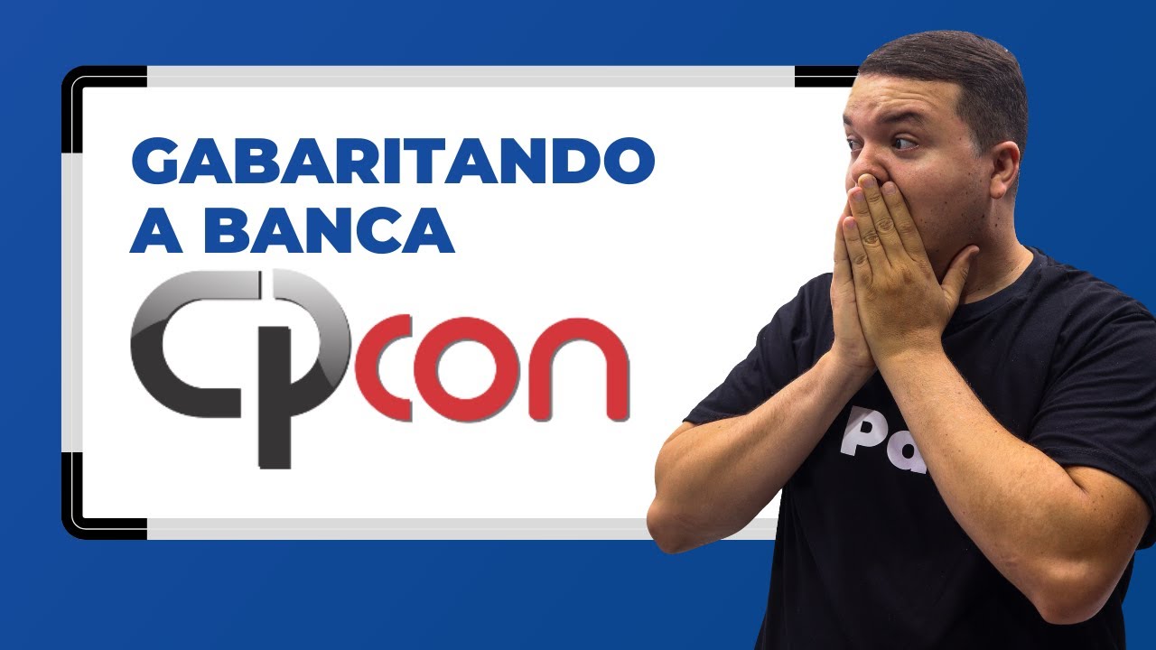 Live #079 - GABARITANDO A BANCA CPCON - SIMULADO - PORTUGUÊS COM EDSON