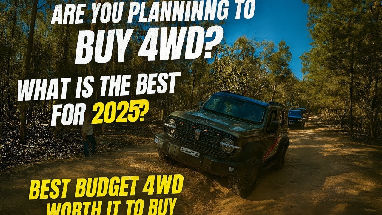 “Real Off-Road Test! GWM Tank 300, Kia Tasman, Ford Raptor & Prado Take On Cotter Trails! 💪🌄”