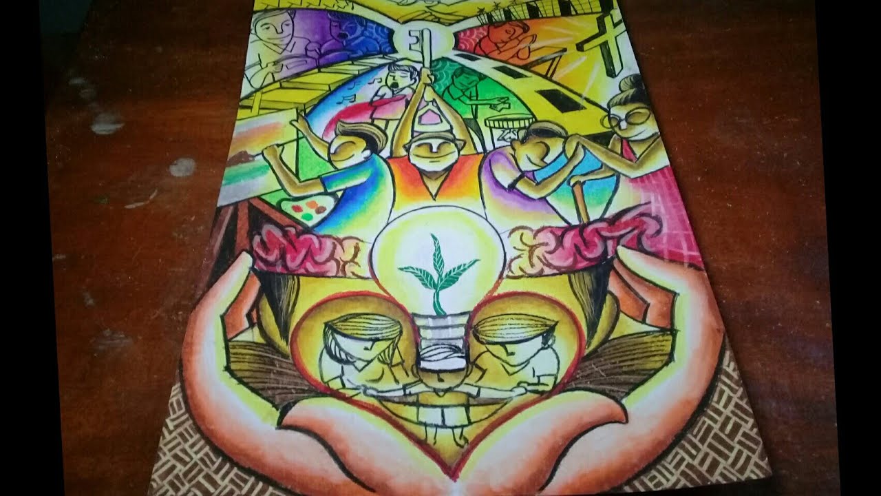 Poster making-"Talento at Pagpapakatao: Susi sa paghubog ng responsableng Pilipino "