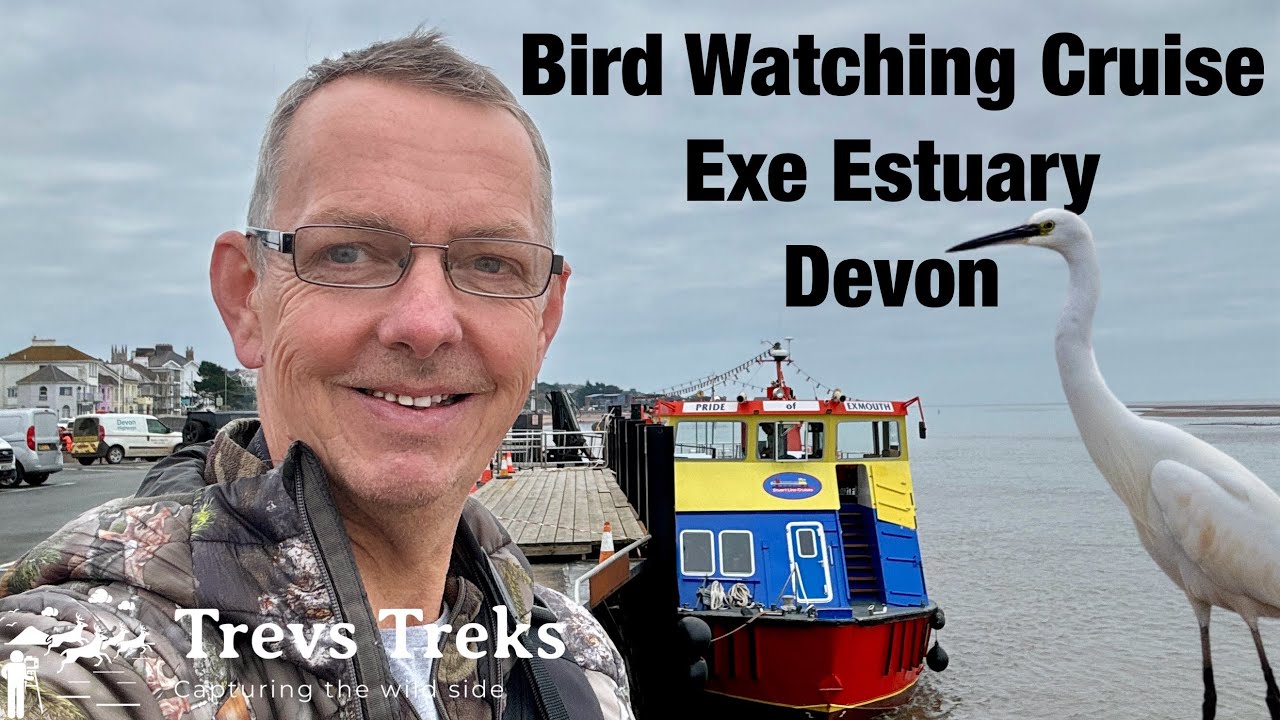 Bird watching cruise Exe Estuary Devon. Stuart Line Cruises Wildlife photography Canon R7 RF 100-500