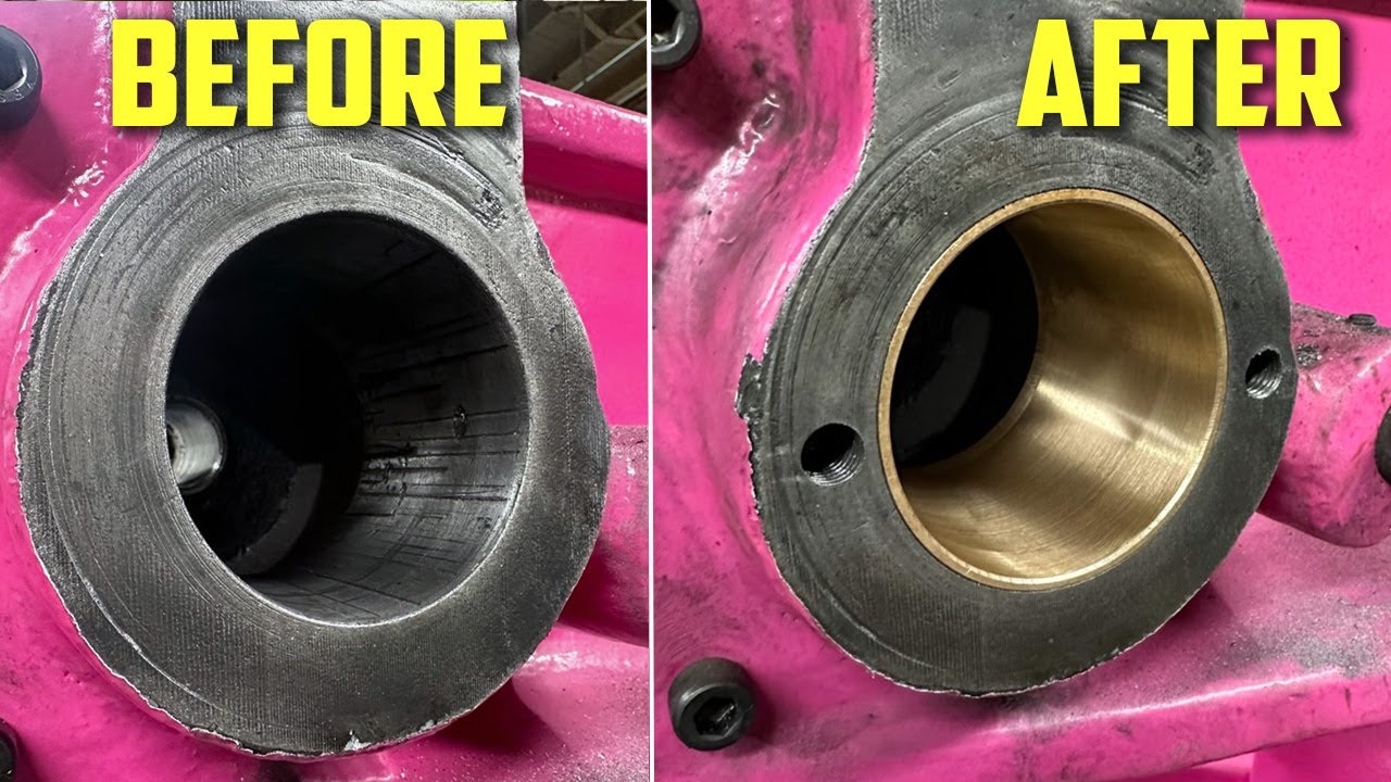 1st Line Boring Job | Arbor Press Restoration