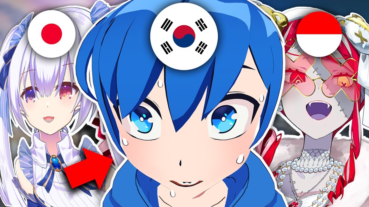 POV : When 3 Vtuber try multilingual in game