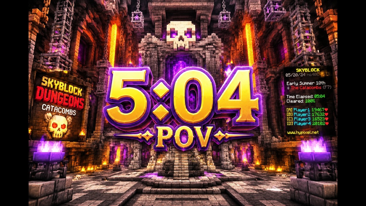 Healer POV M7 Hypixel Skyblock 26.1.2