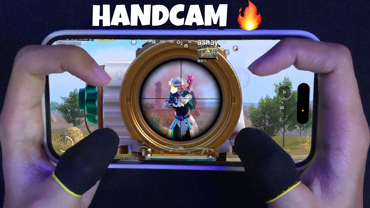 iPhone 14 Pro ❤️ 120 FPS HANDCAM 4 Finger + Gyroscope 😱 PUBG Mobile