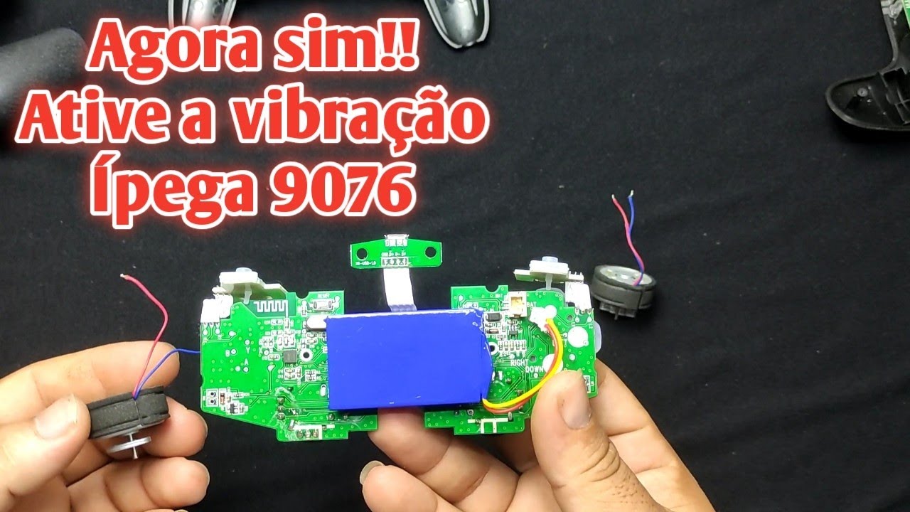 Gamepad Ipega 9076 [Como ativar a vibração dele!!