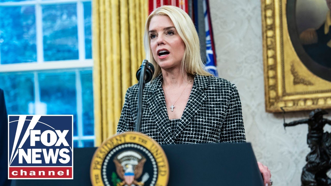 AG Pam Bondi holds press briefing at White House