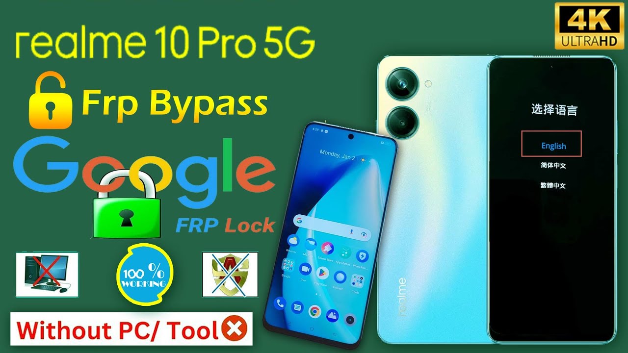 Realme 10 Pro 5G FRP Bypass ||Android 13 || Realme (RMX3660) Google Account Bypass | Without Pc 2024