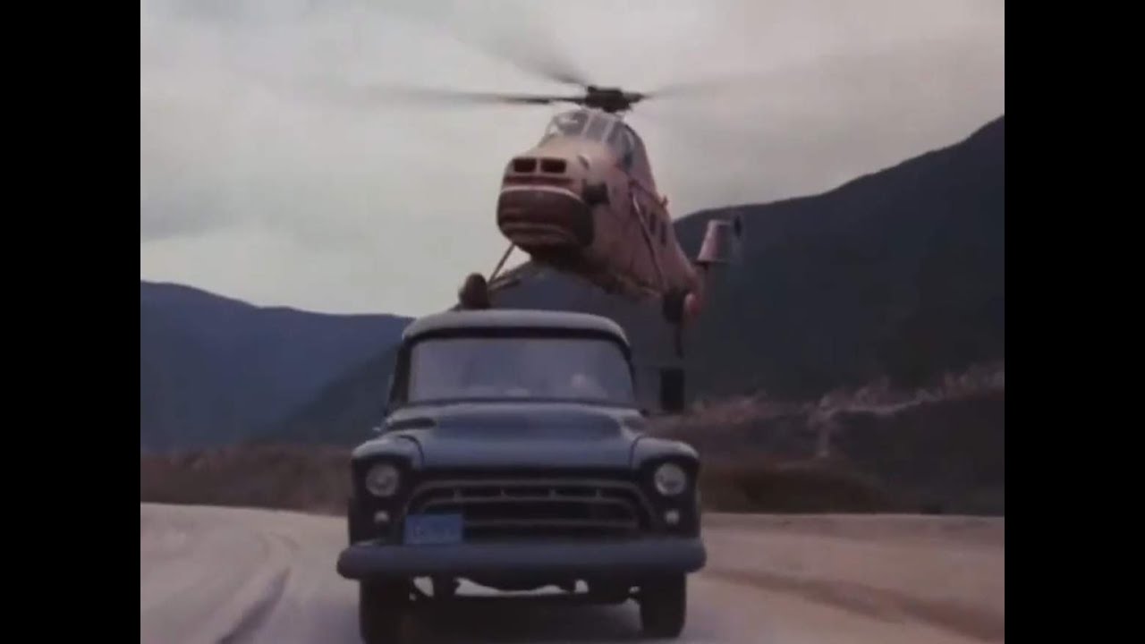 Sikorsky S 58 Screaming Mimi   Mazda RX 7 FB2 chase   Riptide TV action series