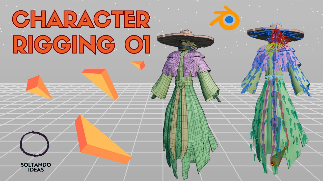 Character Rigging Timelapse 01 - Blender | No Addons