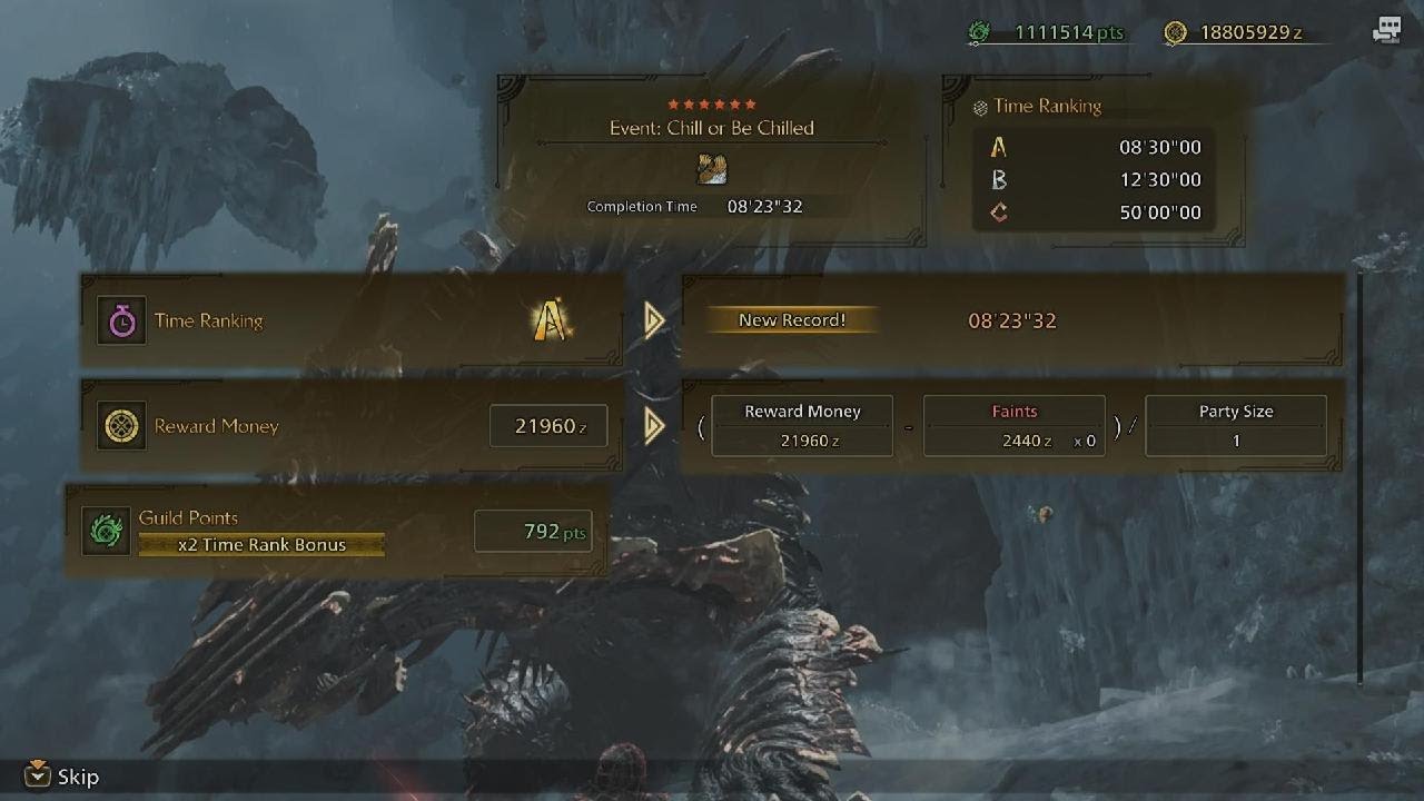 MH Wilds Challenge Chill or be Chilled Sword and Shield 8:23