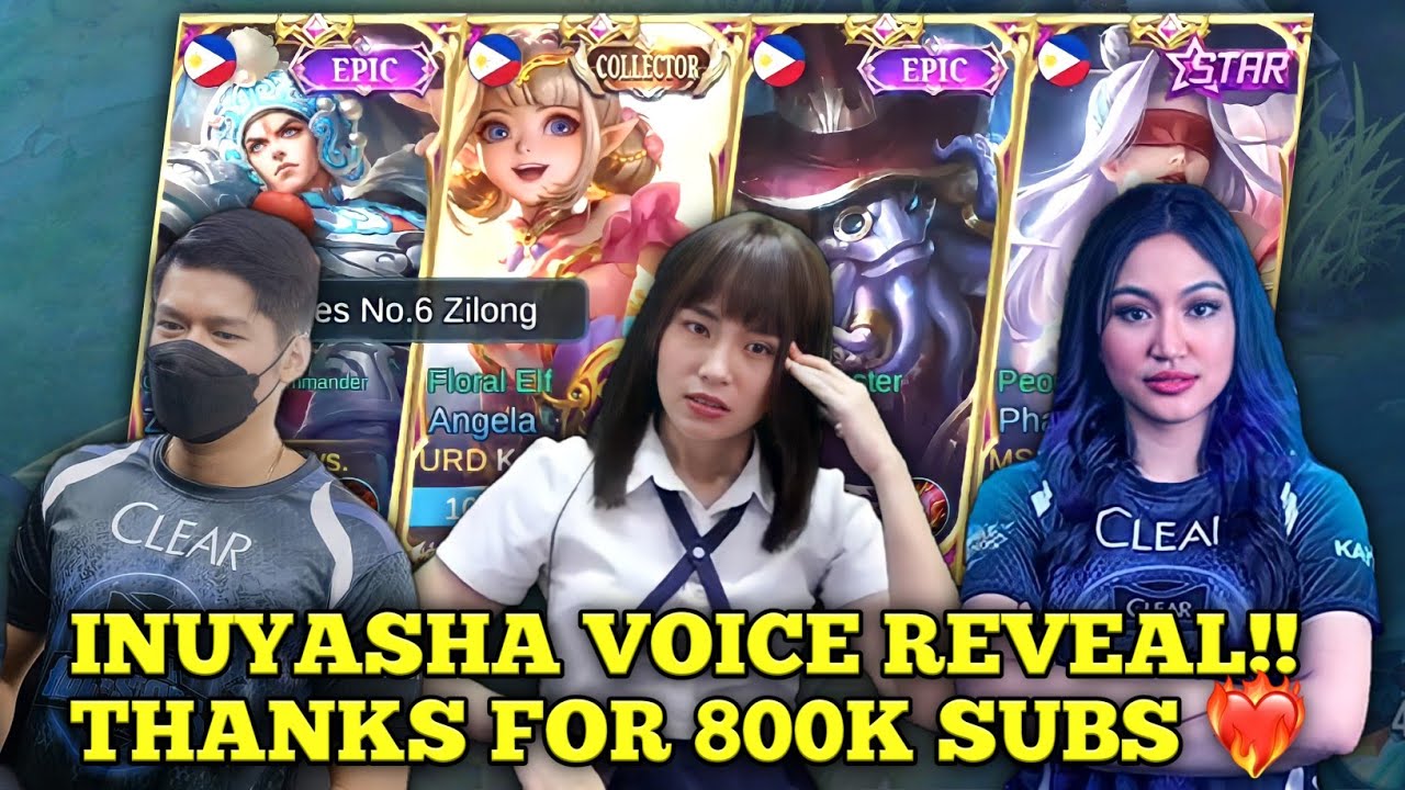 Part 4| GULAT SILANG LAHAT🤣| INUYASHA VOICE REVEAL HAPPY 800K SUBS🥳 - MLBB