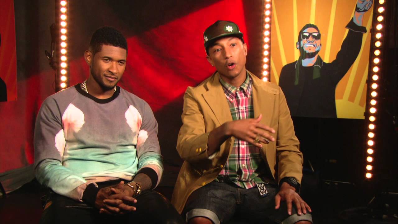 Usher and Pharrell Williams' Official 