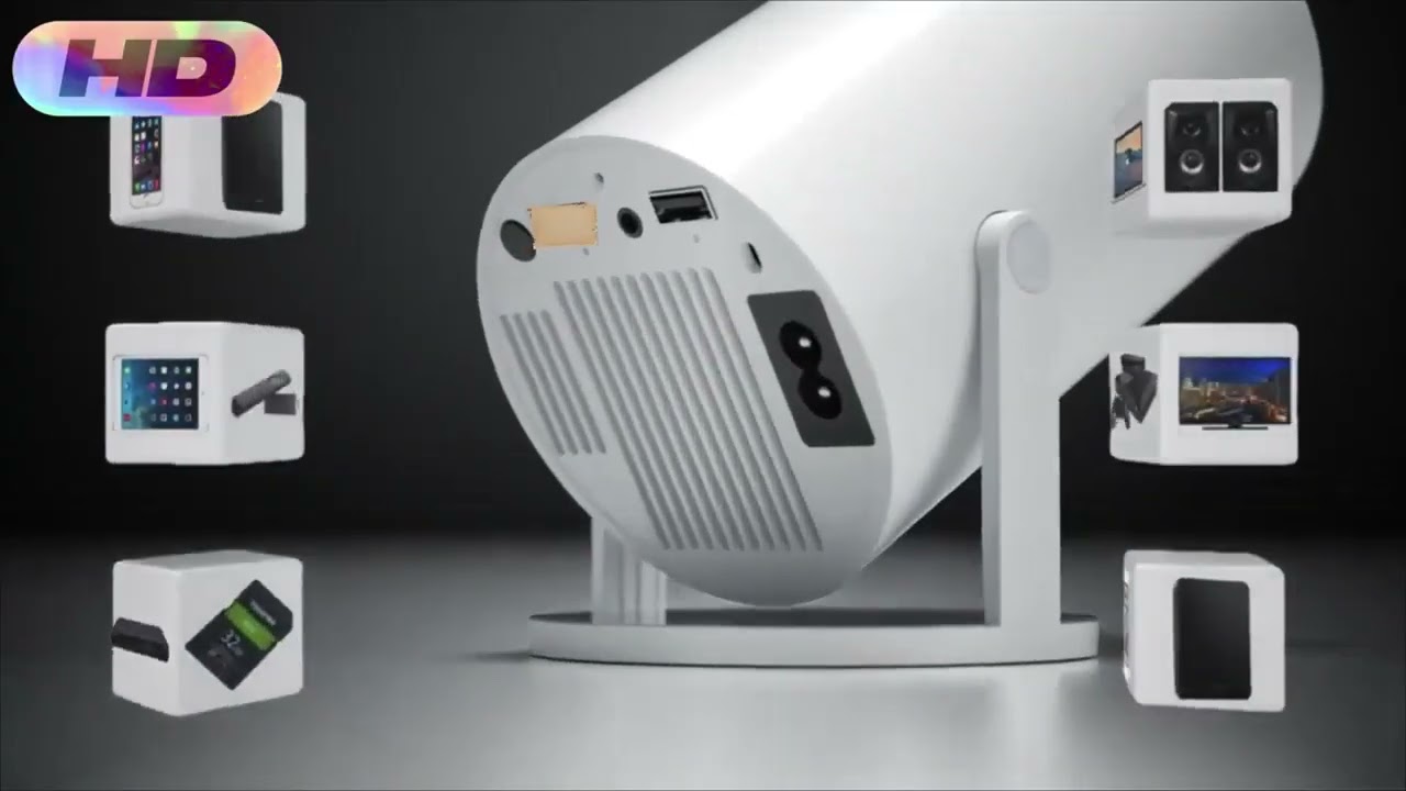 Smart HD Projector   #ProjectorLife #HomeEntertainment #TechGadgets #technology  #HomeTheater