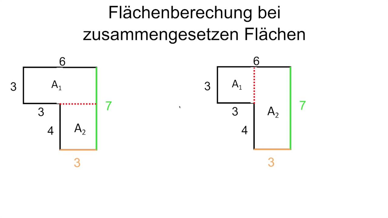 Flächenberechung bei zusammengesetzten Flächen | Flipped Classroom | mathematik.rocks | Phil Stangl