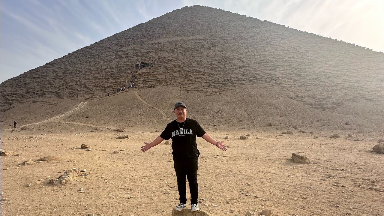 E389 MGA KALBZ: EGYPT TRIP | RED PYRAMID DASHUR #egypt #trip #travelvlog #pyramids #egyptianhistory