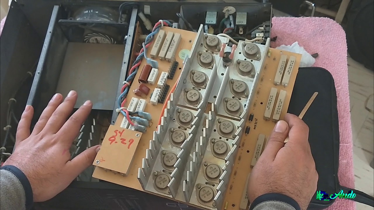 Como reparar un amplificador cs1200x peavey remplazo diodo DZ8905
