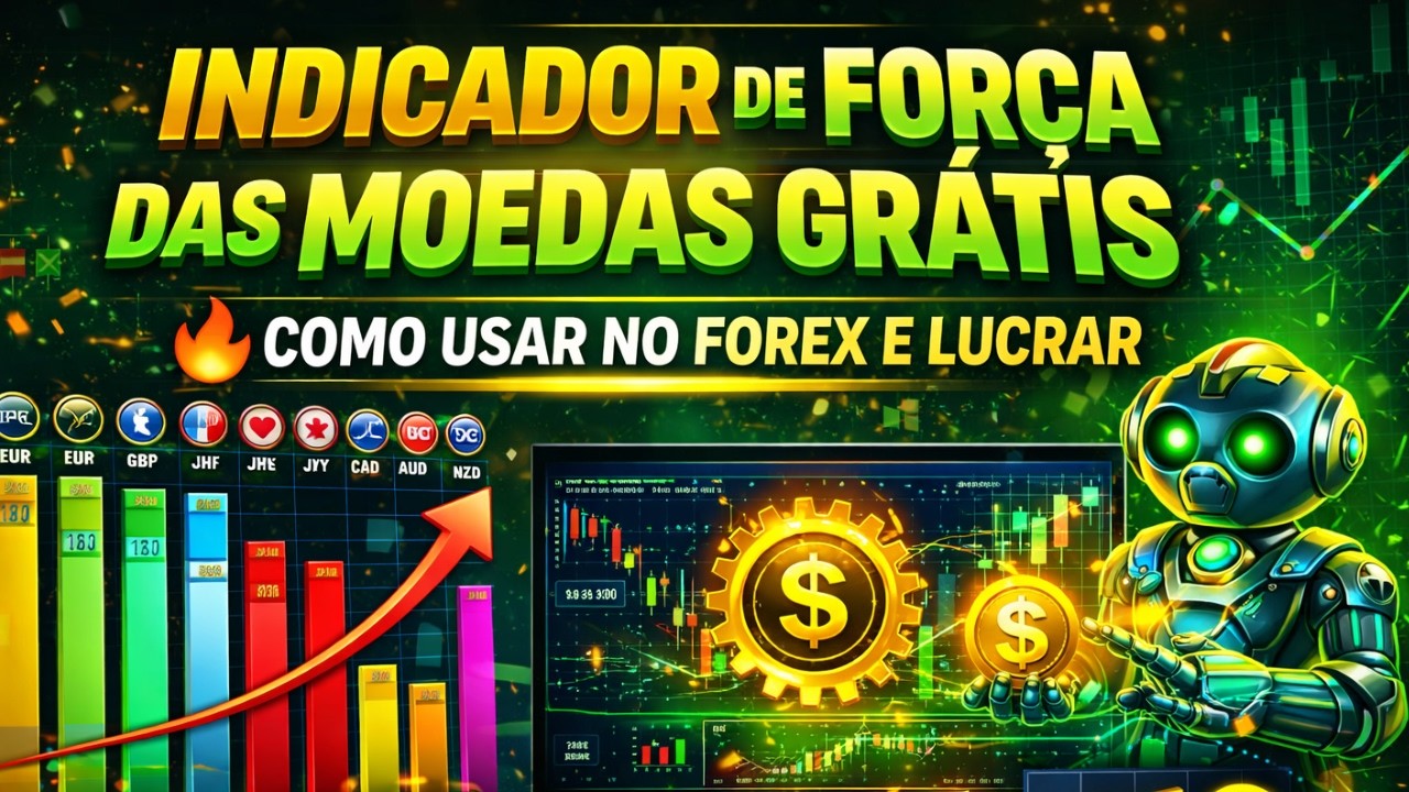 INDICADOR DE FORÇA DAS MOEDAS GRÁTIS 🚀 COMO USAR NO FOREX E LUCRAR