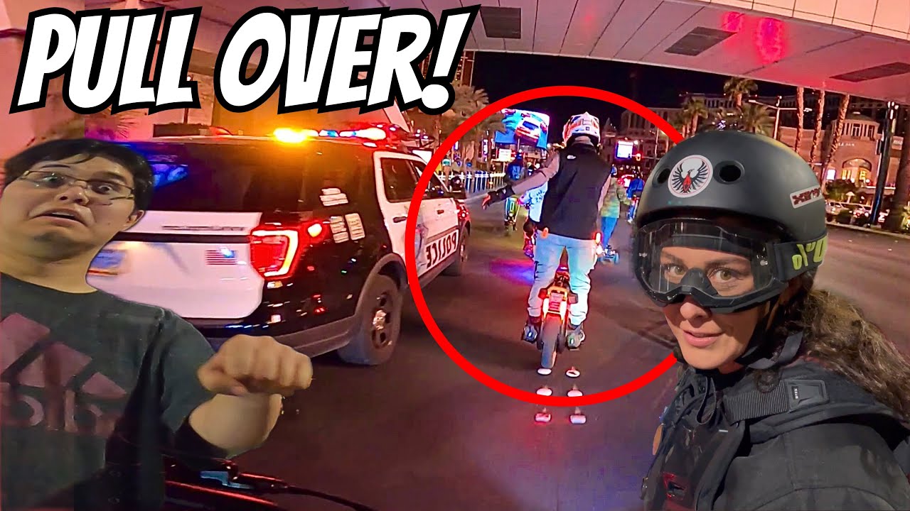 Cops Called To A 350+ PEV Group Ride | ESk8 | Las Vegas 2023