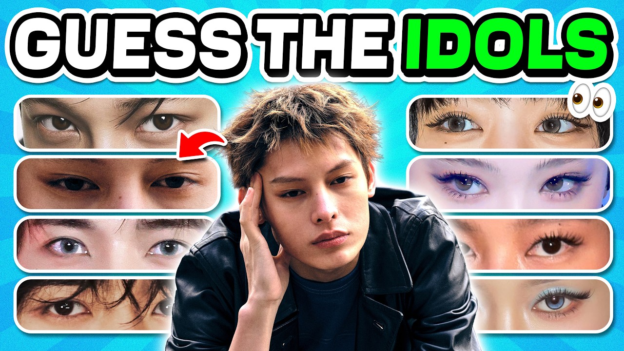 GUESS THE K-POP IDOL BY THEIR EYES 👀 | ULTIMATE K-POP QUIZ