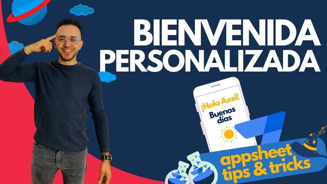 ⚗ BIENVENIDA de acuerdo a la hora del día (AVANZADO) en APPSHEET
