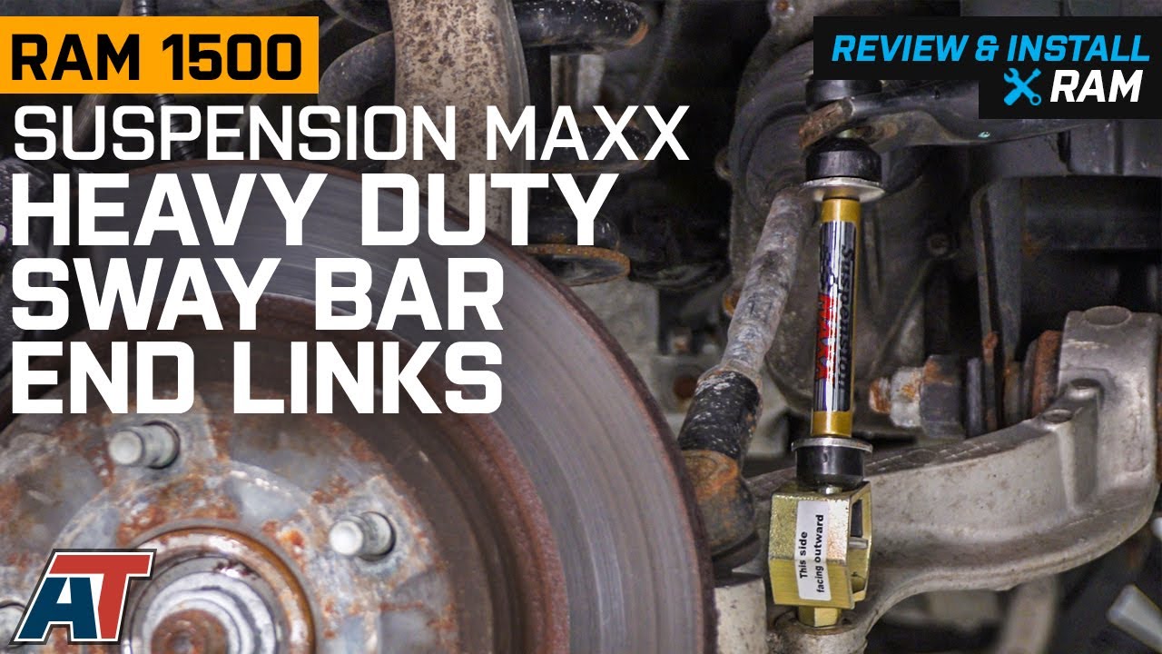 2006-2018 RAM 1500 4WD Suspension Maxx Heavy Duty Sway Bar End Links Review & Install