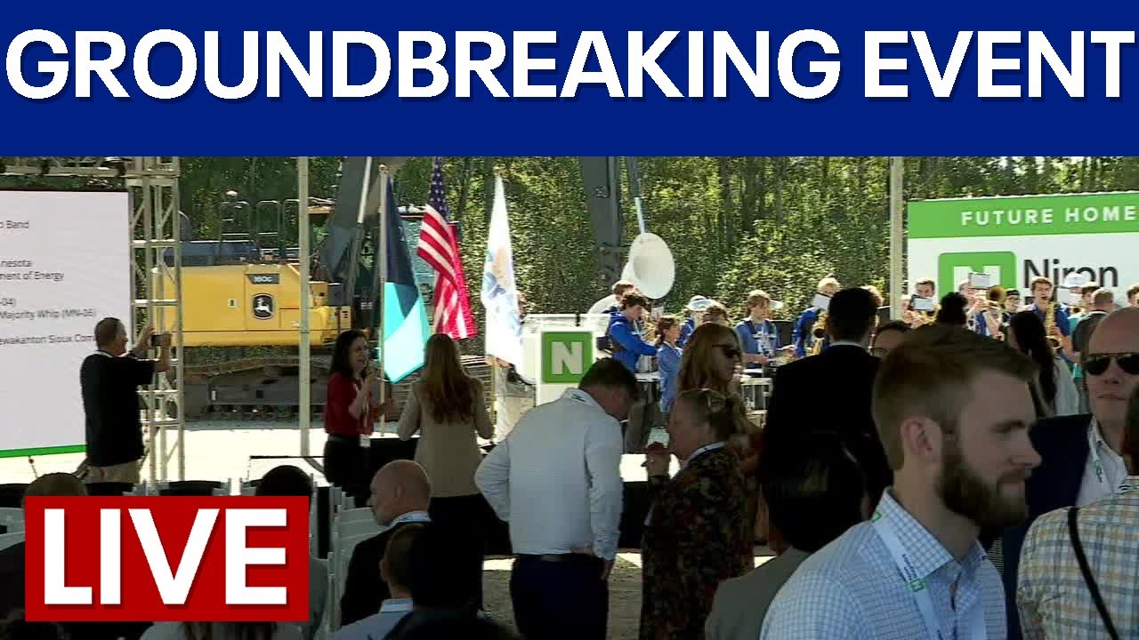 LIVE | Governor Walz, Congressman Emmer at Niron Magnetics groundbreaking event