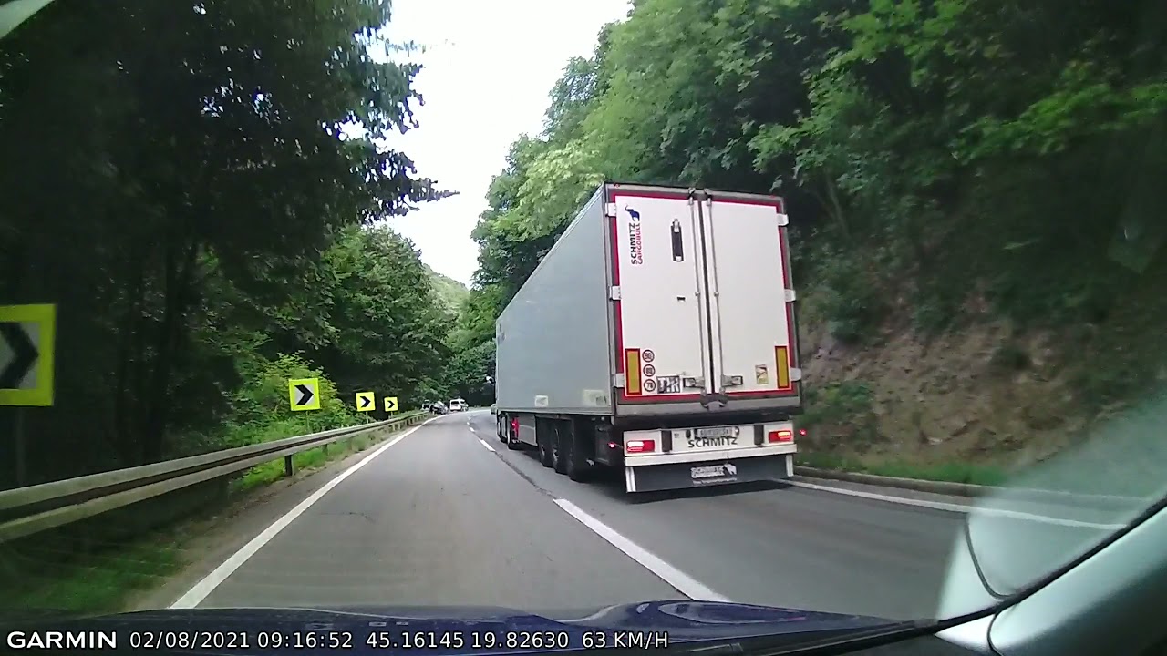 DRIVE #1587: Ruma-Petrovaradin-Novi Sad (Serbia) (timelapse 4x) *Read Description*