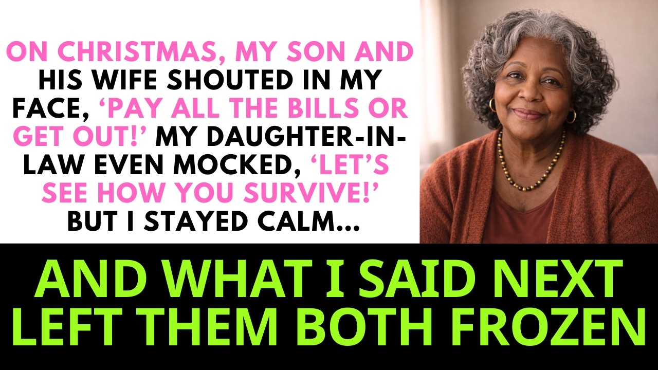 My Son And His Wife Shouted At Me, ‘Pay All The Bills Or Get Out!’ On Christmas… Lemon Stories.