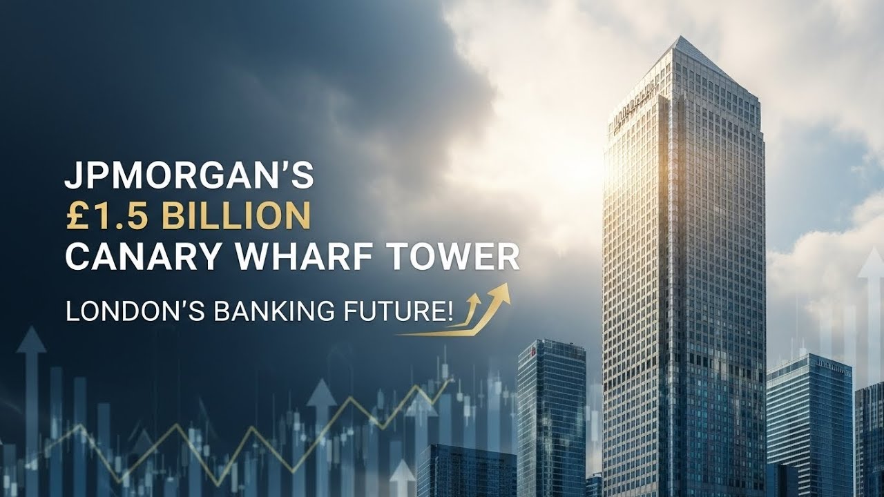 Canary Wharf Tower от JPMorgan стоимостью 1,5 млрд фунтов стерлингов: банковское будущее Лондона!
