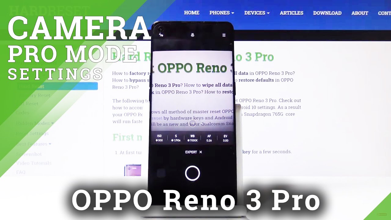 How to Use Camera Pro Mode in OPPO Reno 3 Pro – Camera Pro Mode Tips