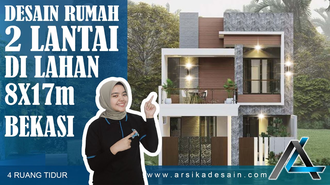 DESAIN RUMAH 8 X 12 METER I DESAIN RUMAH MINIMALIS MODERN 2 LANTAI DI BEKASI! #arsitekjakarta