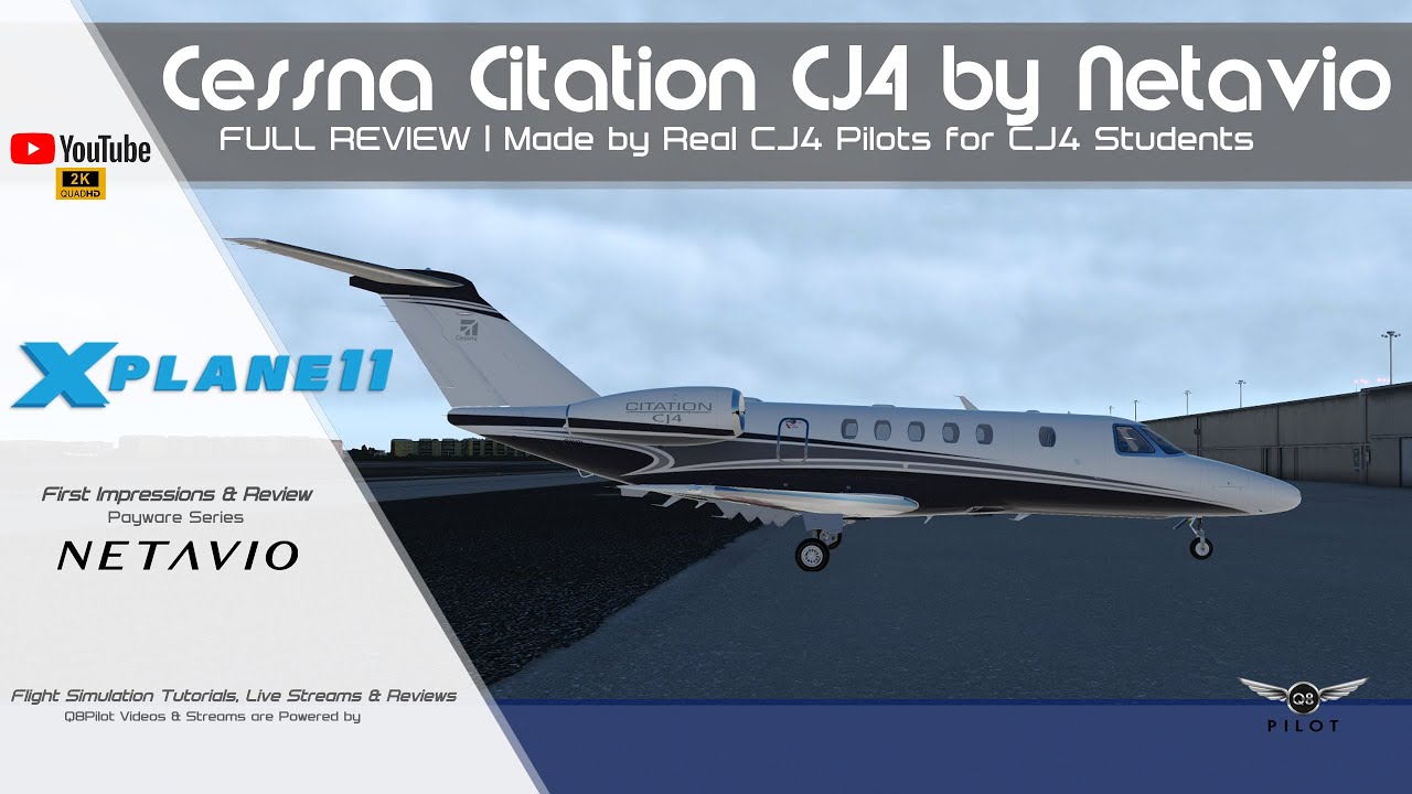 X-Plane 11 | Citation CJ4 Proline21 от Netavio | Полный обзор