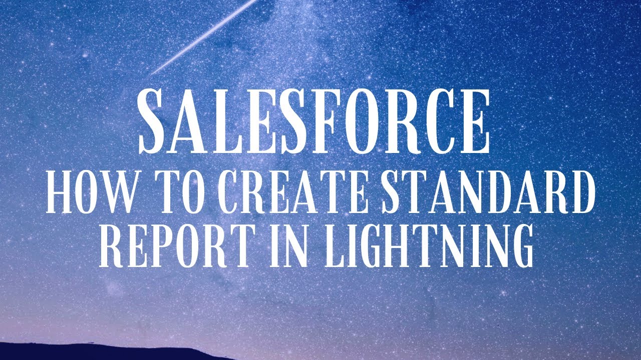 How To Create Salesforce Standard Report | Opportunity Report With Bucket Filter