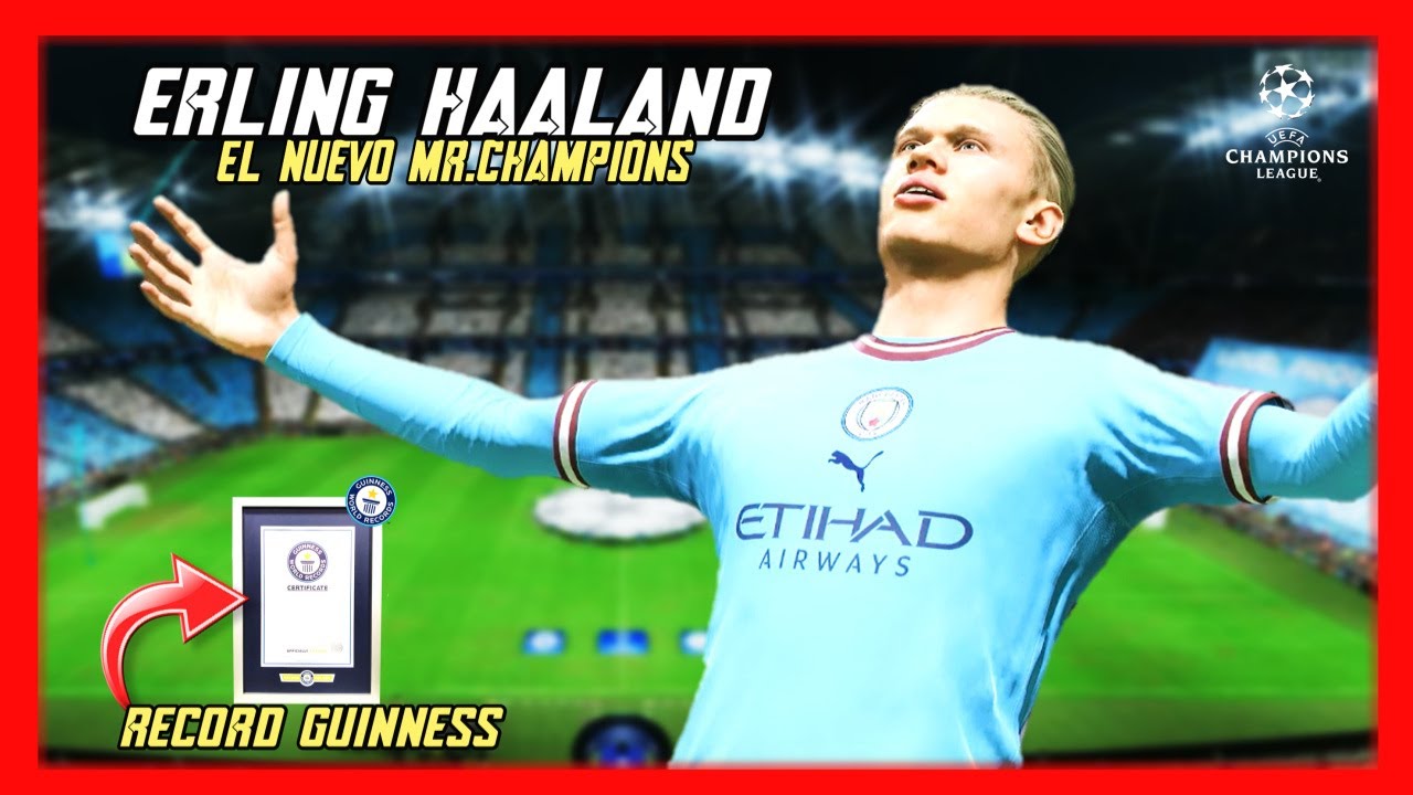 ROMPI EL RECORD DE GOLES DE LA CHAMPIONS CON HAALAND | FIFA 23