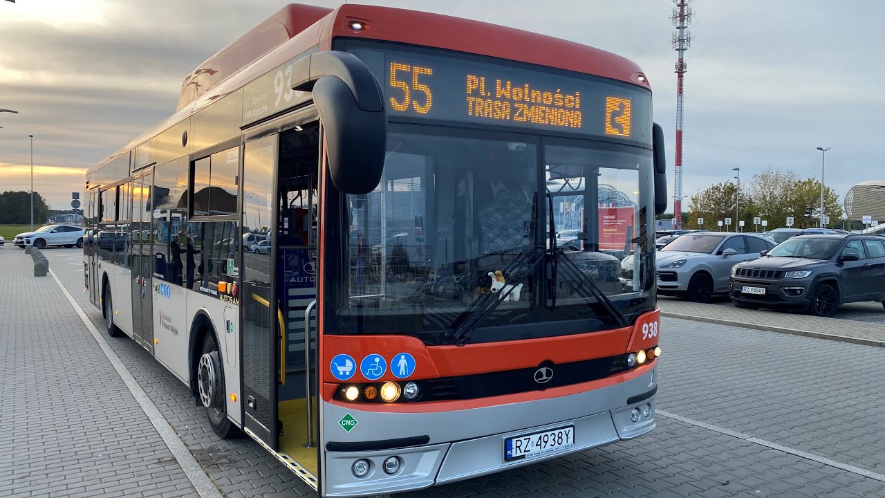 [HISTORYCZNA] Linia 55. Biznesowa ➡️ Plac Wolności (Autosan Sancity M12LF CNG 