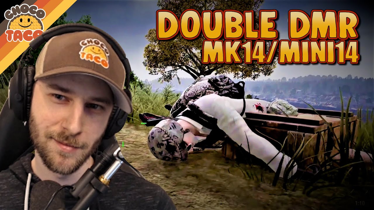 Why is chocoTaco Using Double DMR? ft. HollywoodBobLIVE - PUBG Duos Gameplay