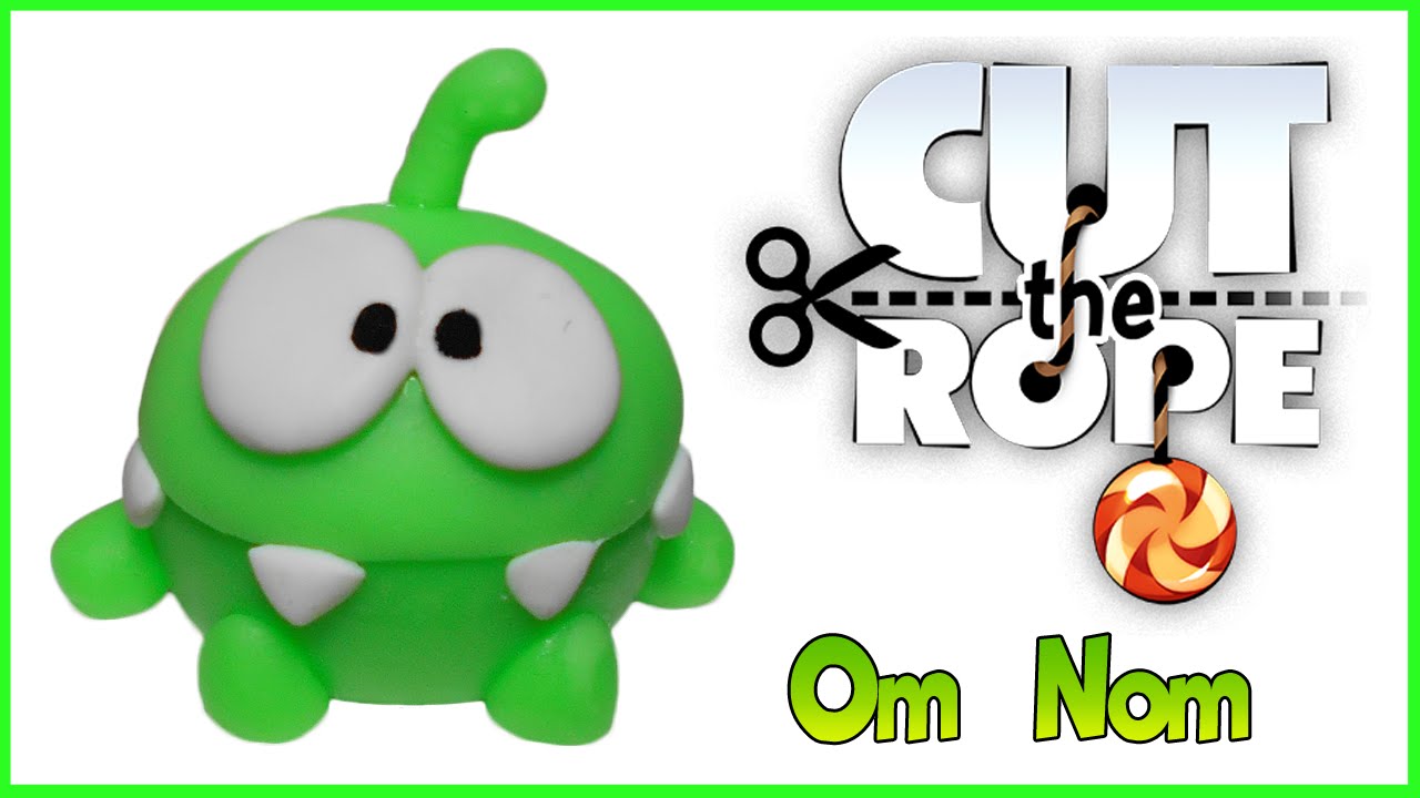 Cut the Rope | Om Nom Polymer Clay Tutorial | Porcelana Fría ★ Plastilina