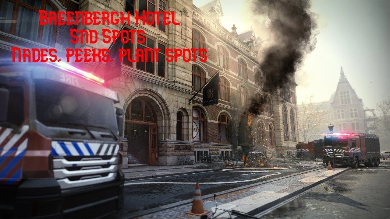 MW2 - Breenbergh Hotel SND Spots - Nades, Peeks, Plant Spots