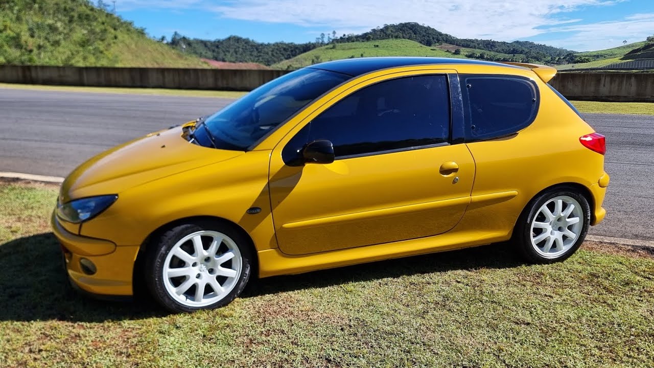 PEUGEOT 206 2.0 16V XU10J4RS MOSTRANDO A DIFEREN&Ccedil;A ENTRE UM CARRO A COMBUST&Atilde;O E OUTRO EL&Eacute;TRICO 🦁🫢⚡️