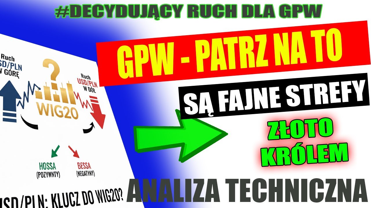 GPW - teraz to się liczy. Złoto jest królem. Są strefy na VISA, MSFT, META i Samasara - analiza